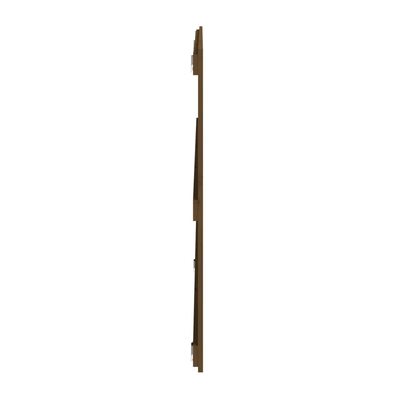 vidaXL mézbarna tömör fenyőfa fali fejtámla 204x3x90 cm