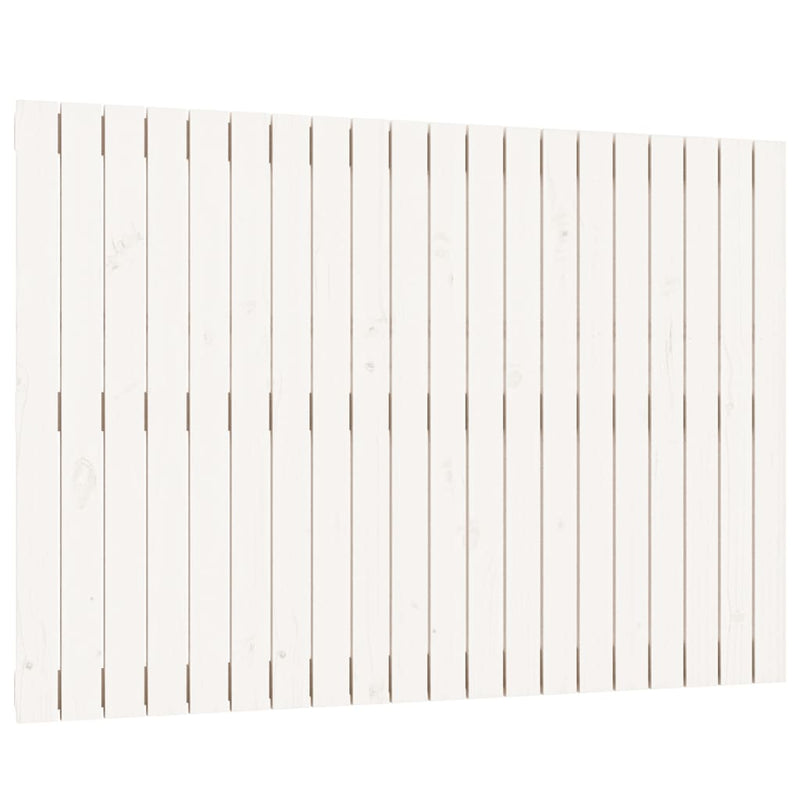 vidaXL fehér tömör fenyőfa fali fejtámla 127,5 x 3 x 90 cm