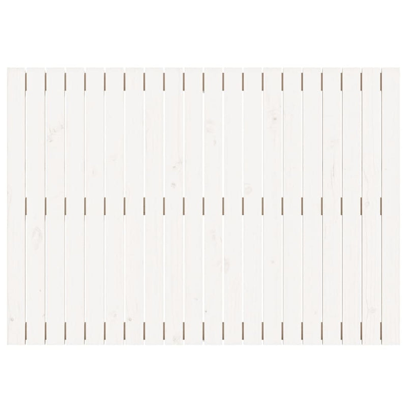 vidaXL fehér tömör fenyőfa fali fejtámla 127,5 x 3 x 90 cm
