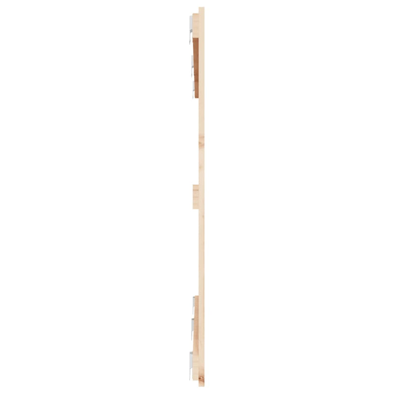 vidaXL tömör fenyőfa fali fejtámla 147 x 3 x 90 cm