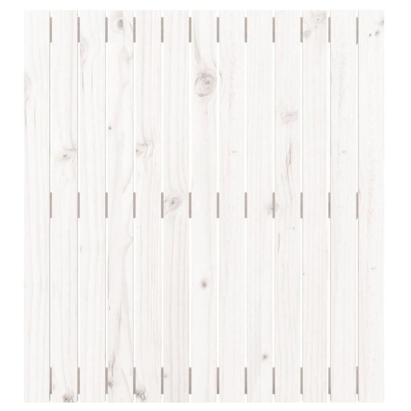 vidaXL fehér tömör fenyőfa fali fejtámla 82,5x3x90 cm