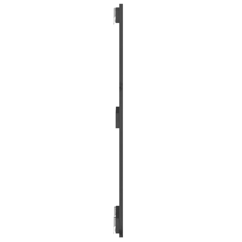 vidaXL szürke tömör fenyőfa fali fejtámla 82,5x3x90 cm