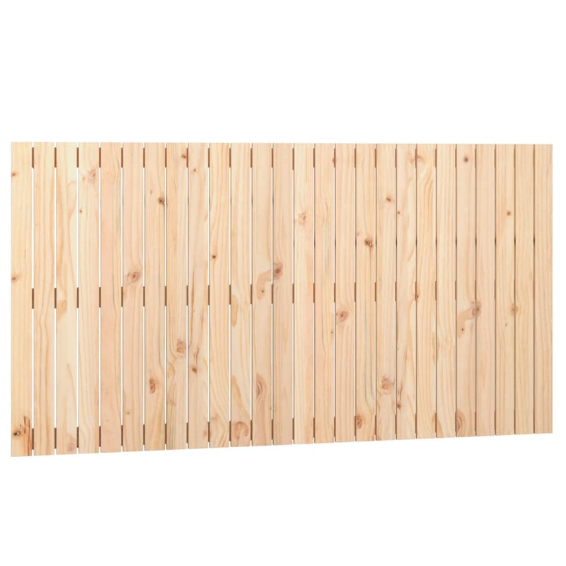 vidaXL tömör fenyőfa fali fejtámla 166x3x90 cm