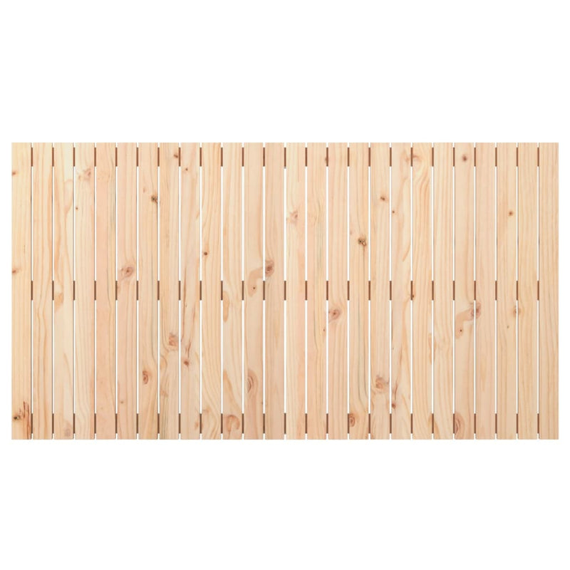 vidaXL tömör fenyőfa fali fejtámla 166x3x90 cm