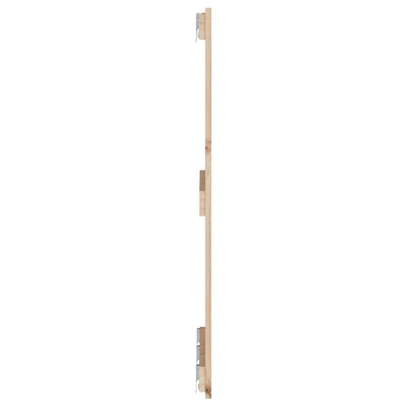 vidaXL tömör fenyőfa fali fejtámla 166x3x90 cm