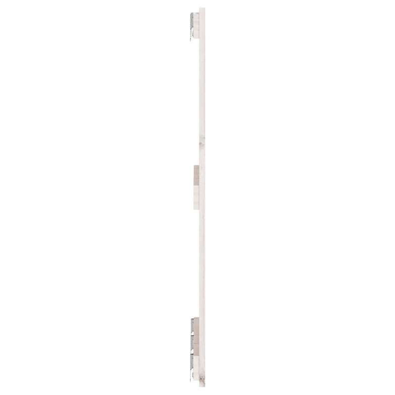 vidaXL fehér tömör fenyőfa fali fejtámla 166x3x90 cm