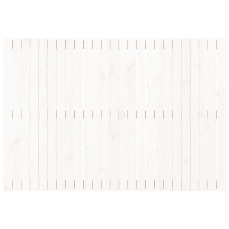 vidaXL fehér tömör fenyőfa fali fejtámla 159,5x3x110 cm
