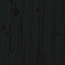 vidaXL fekete tömör fenyőfa tárolóláda 58 x 40,5 x 42 cm