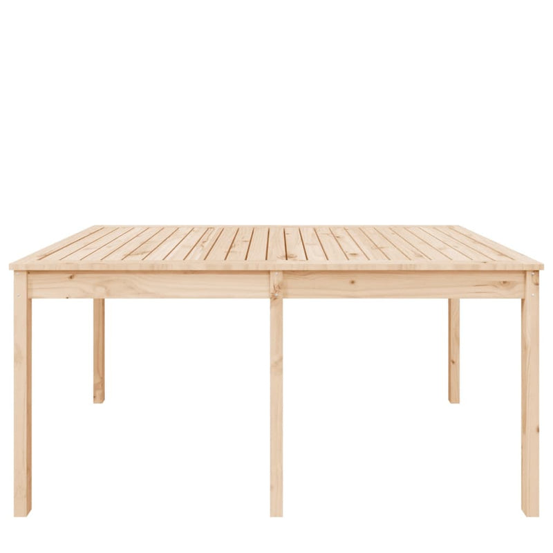 vidaXL tömör fenyőfa kerti asztal 159,5 x 82,5 x 76 cm