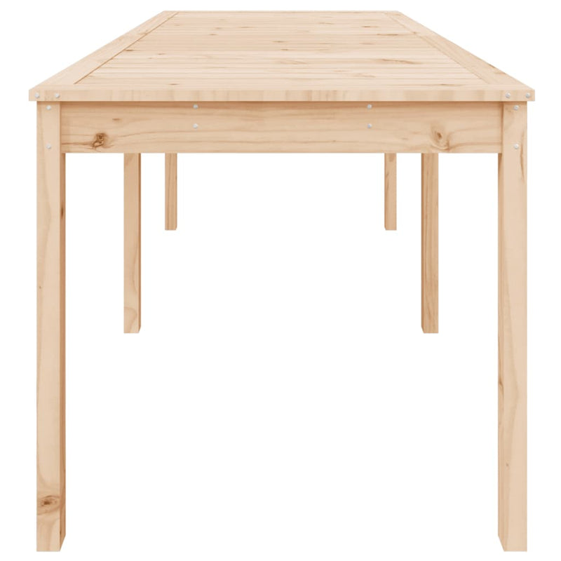 vidaXL tömör fenyőfa kerti asztal 159,5 x 82,5 x 76 cm