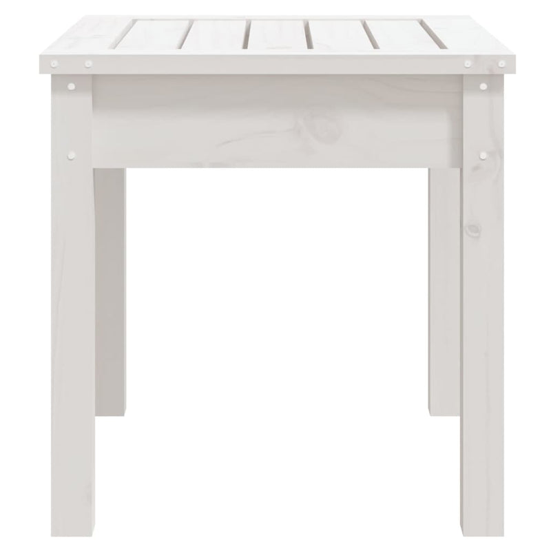 vidaXL fehér tömör fenyőfa kerti pad 50 x 44 x 45 cm