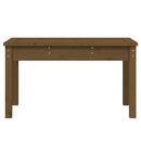 vidaXL mézbarna tömör fenyőfa kerti pad 80 x 44 x 45 cm