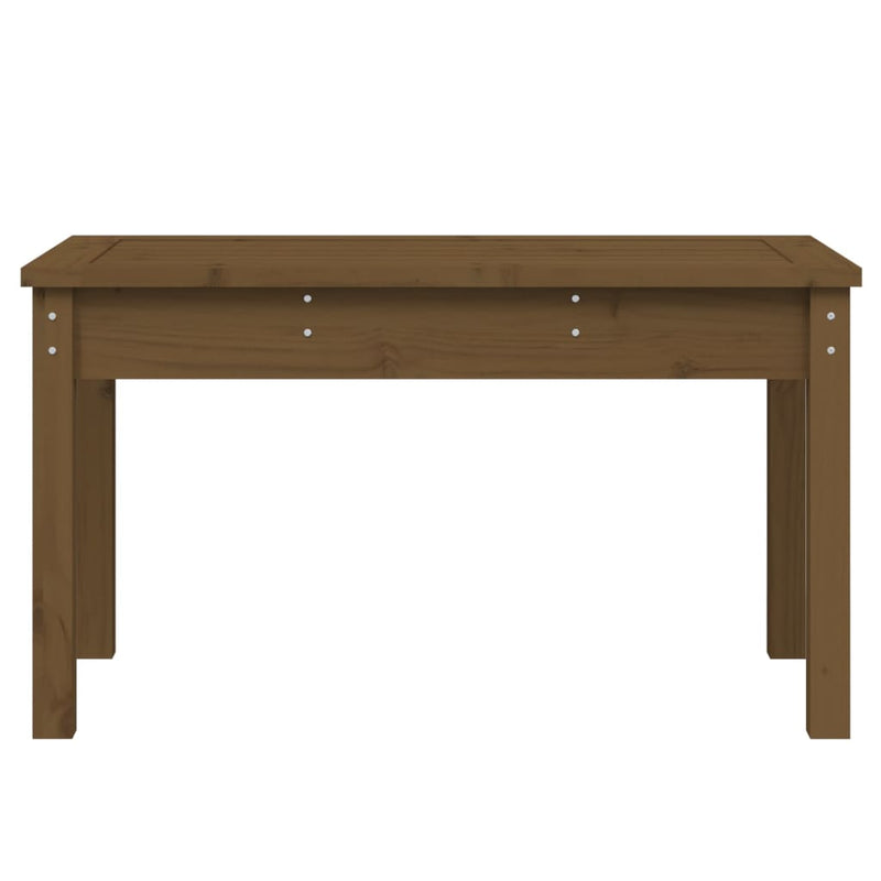 vidaXL mézbarna tömör fenyőfa kerti pad 80 x 44 x 45 cm