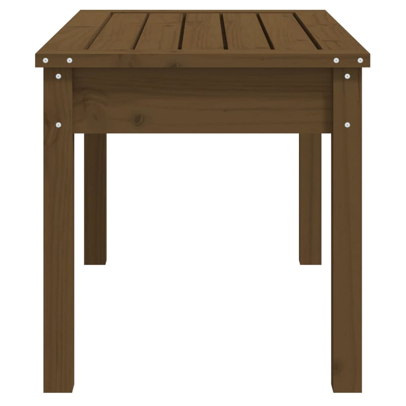 vidaXL mézbarna tömör fenyőfa kerti pad 80 x 44 x 45 cm