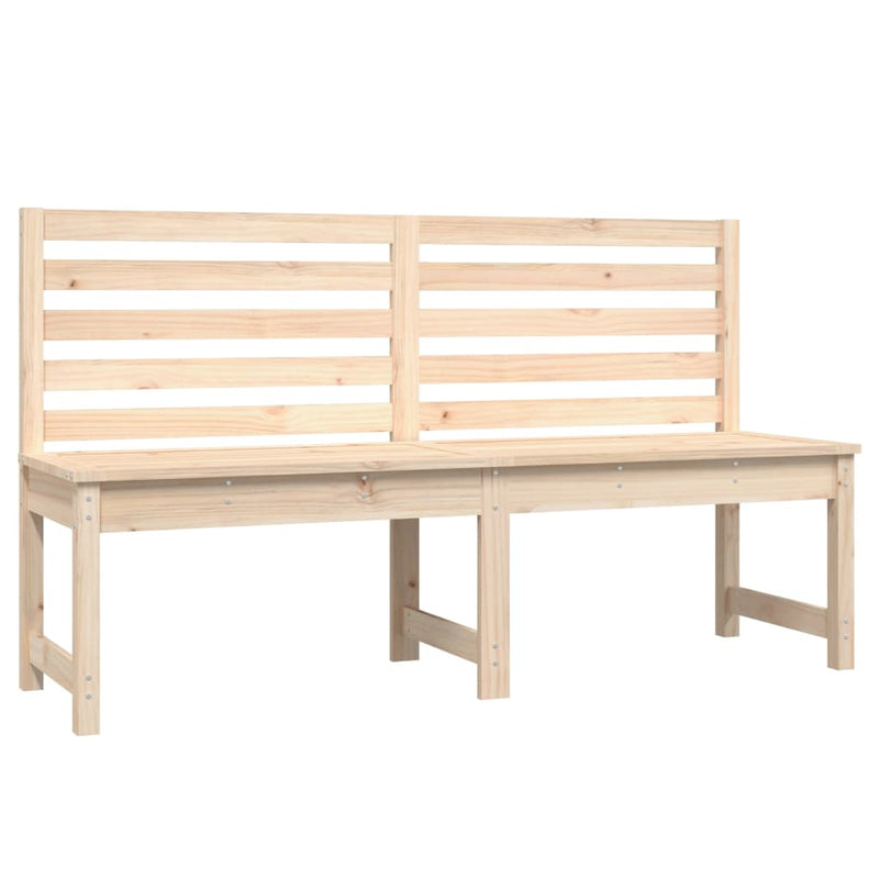 vidaXL tömör fenyőfa kerti pad 157,5 cm