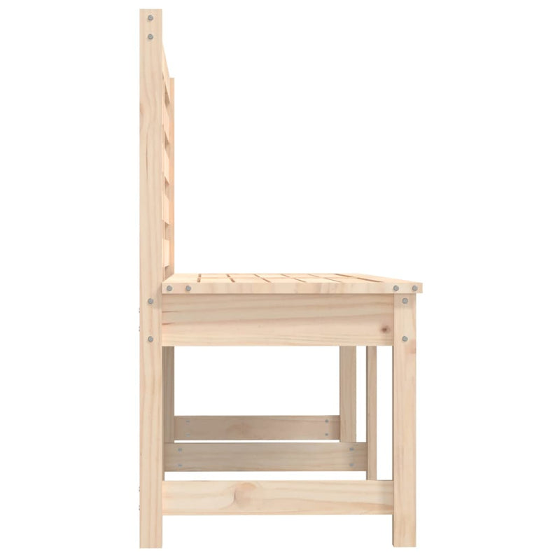 vidaXL tömör fenyőfa kerti pad 157,5 cm