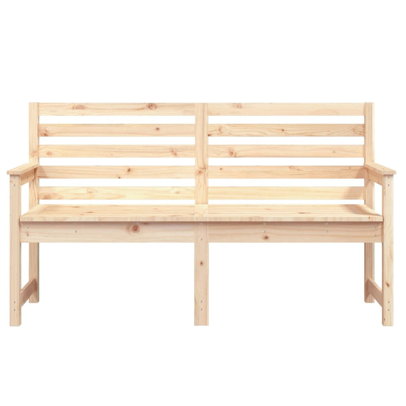 vidaXL tömör fenyőfa kerti pad 159,5x48x91,5 cm