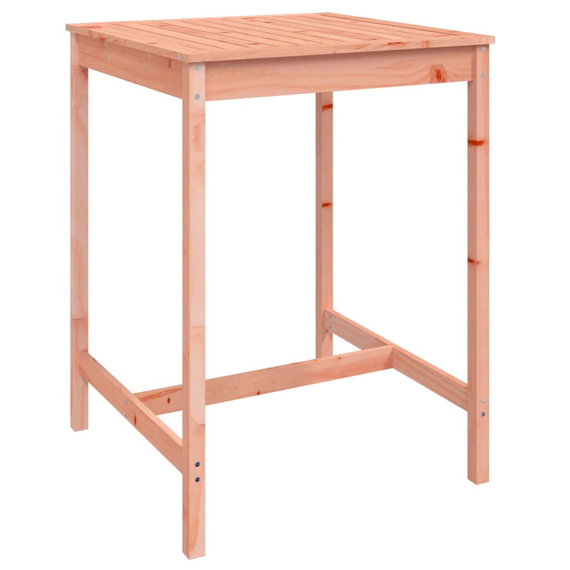 vidaXL tömör duglászfenyő kerti asztal 82,5x82,5x110 cm