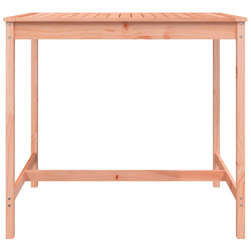 vidaXL tömör duglászfenyő kerti asztal 121 x 82,5 x 110 cm