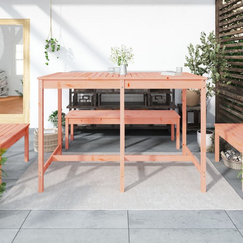 vidaXL tömör duglászfenyő kerti asztal 159,5 x 82,5 x 110 cm