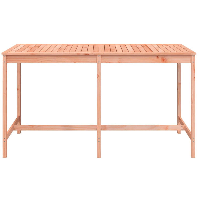 vidaXL tömör duglászfenyő kerti asztal 203,5x90x110 cm
