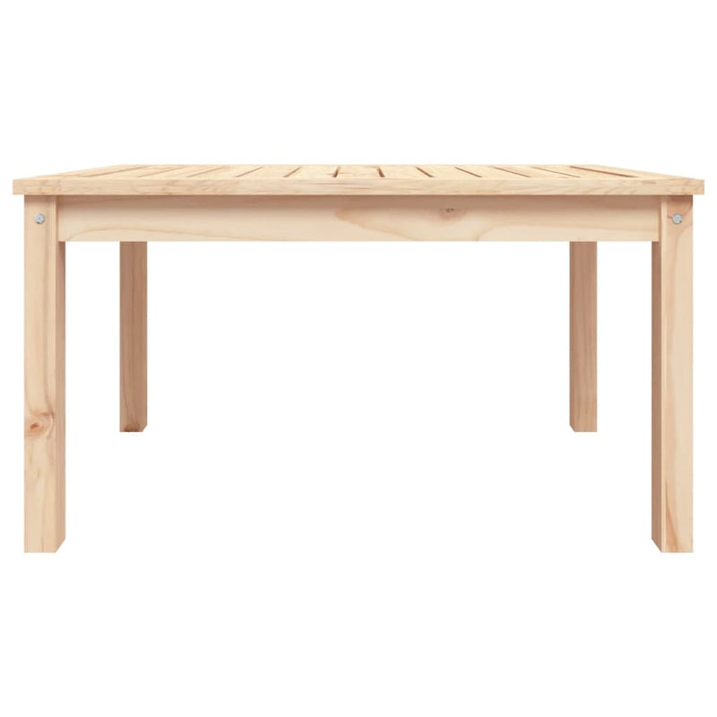 vidaXL tömör fenyőfa kerti asztal 82,5 x 50,5 x 45 cm