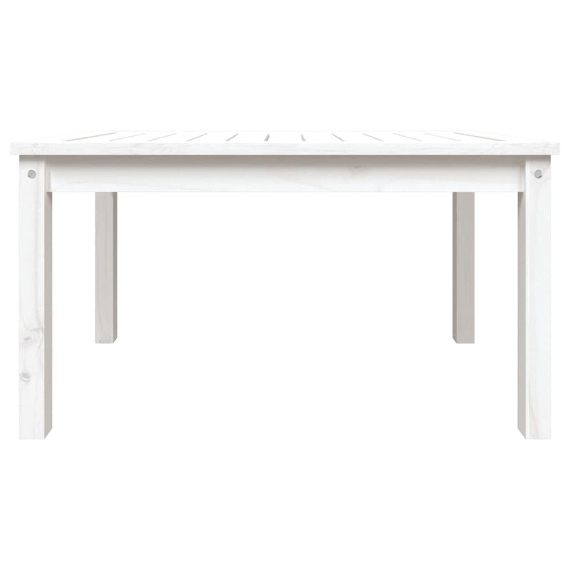vidaXL fehér tömör fenyőfa kerti asztal 82,5x50,5x45 cm