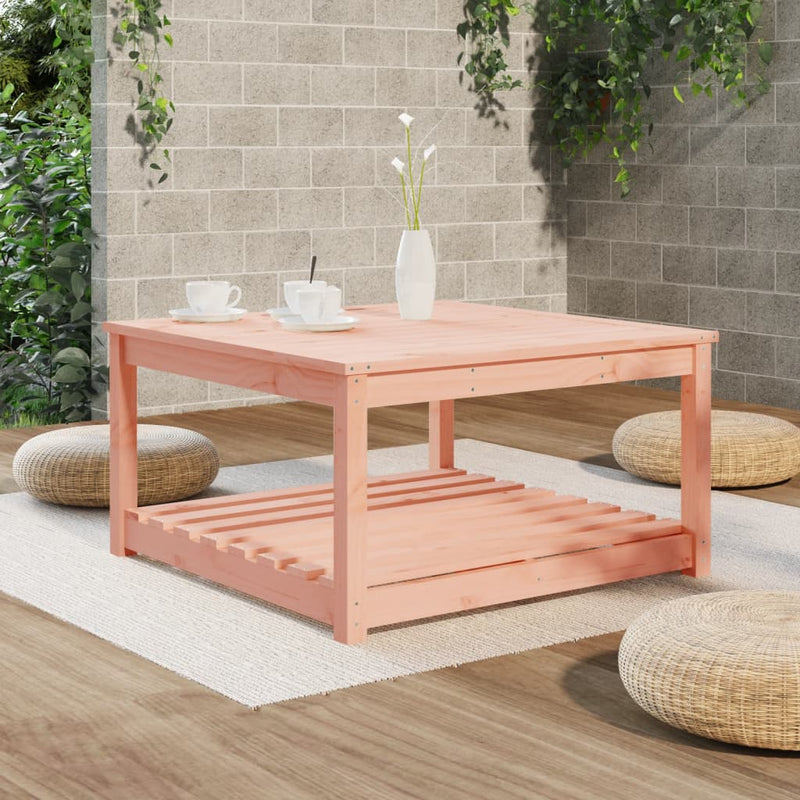 vidaXL tömör duglászfenyő kerti asztal 82,5x82,5x45 cm