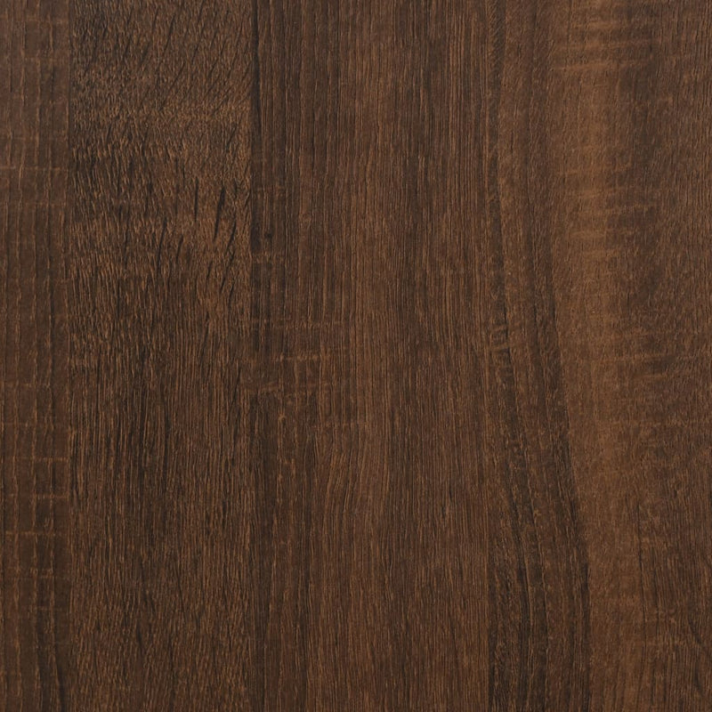 vidaXL barna tölgy színű szerelt fa íróasztal fiókokkal 102x50x76 cm