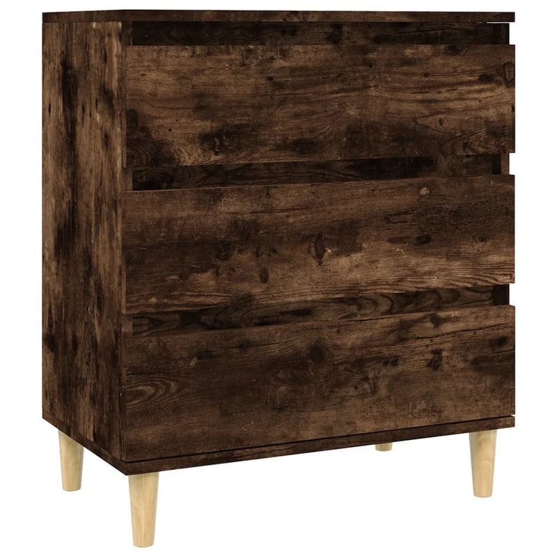 vidaXL füstös tölgy színű szerelt fa tálalószekrény 60 x 35 x 70 cm