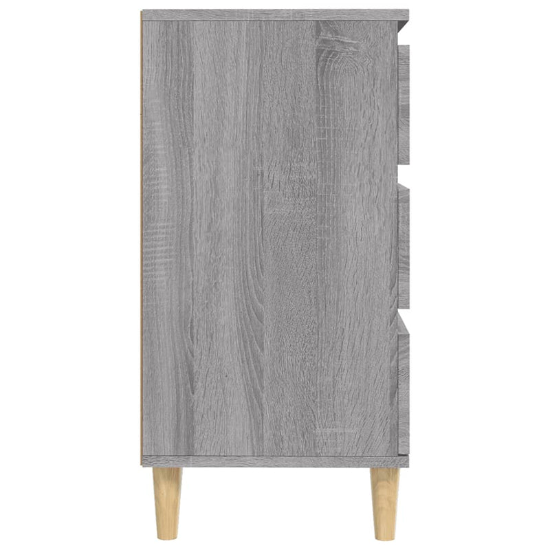 vidaXL szürke sonoma színű szerelt fa tálalószekrény 60 x 35 x 70 cm