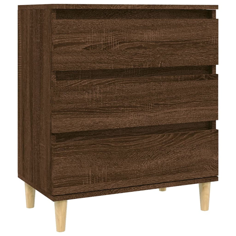 vidaXL barna tölgy színű szerelt fa tálalószekrény 60 x 35 x 70 cm