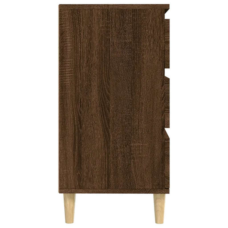 vidaXL barna tölgy színű szerelt fa tálalószekrény 60 x 35 x 70 cm