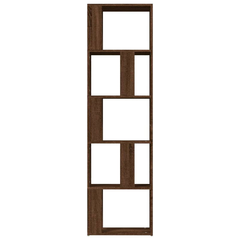 vidaXL barna tölgy színű szerelt fa könyvszekrény 45 x 24 x 160 cm