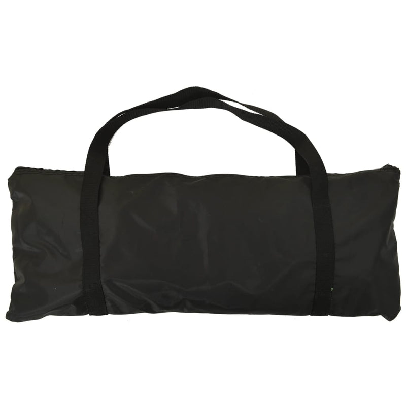 vidaXL fekete és sárga poliészter foci-visszapattanó háló 183x85x120cm