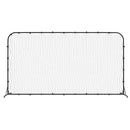 vidaXL fekete HDPE foci-visszapattanó háló 366 x 90 x 183 cm