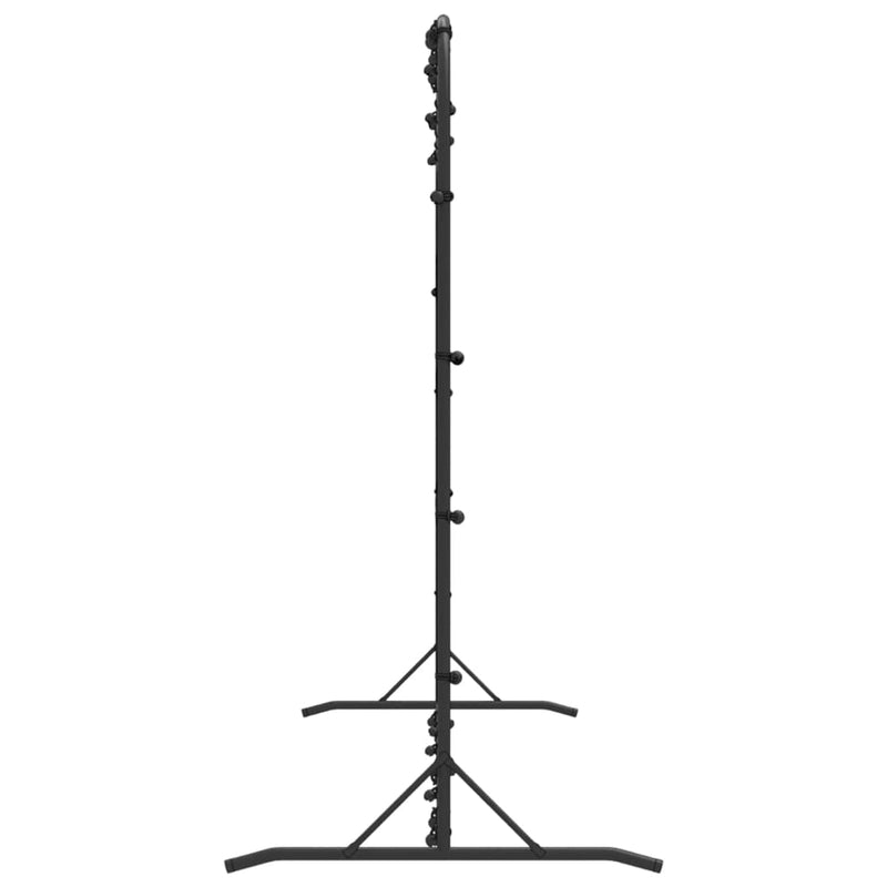 vidaXL fekete HDPE foci-visszapattanó háló 366 x 90 x 183 cm