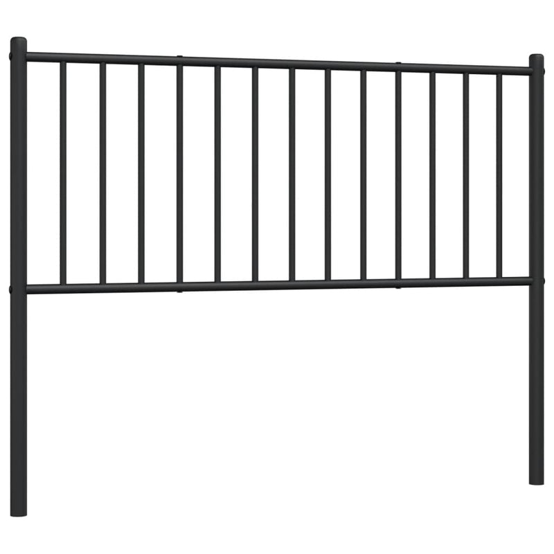 vidaXL fekete fém fejtámla 75 cm