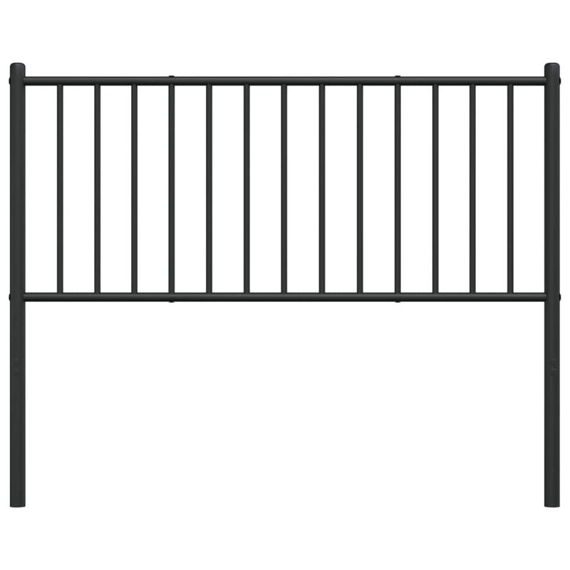 vidaXL fekete fém fejtámla 75 cm