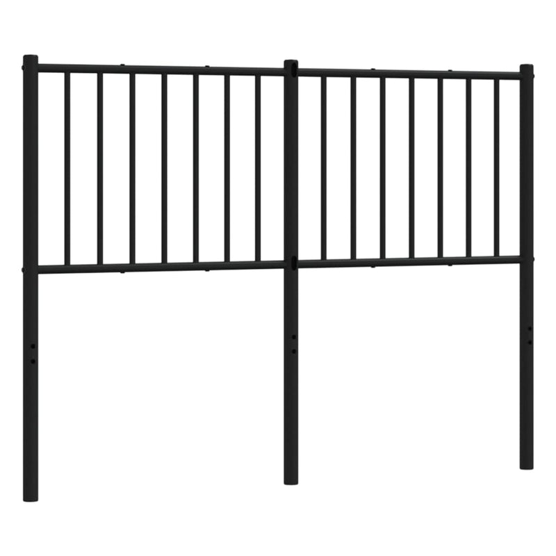 vidaXL fekete fém fejtámla 120 cm
