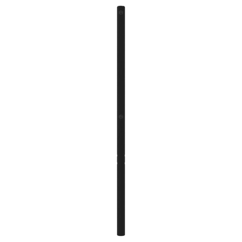 vidaXL fekete fém fejtámla 120 cm