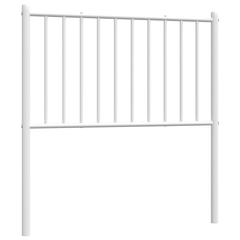 vidaXL fehér fém fejtámla 80 cm