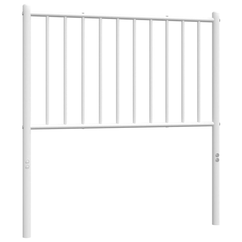 vidaXL fehér fém fejtámla 80 cm