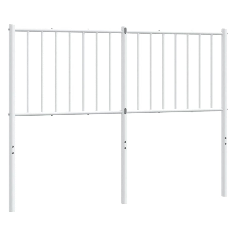 vidaXL fehér fém fejtámla 120 cm