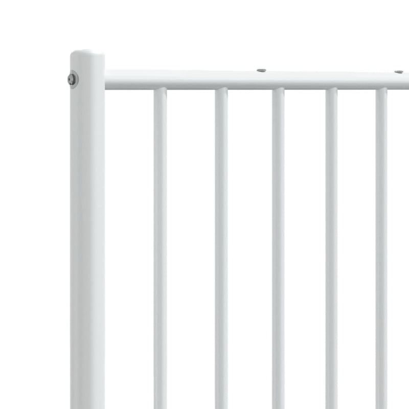 vidaXL fehér fém fejtámla 120 cm