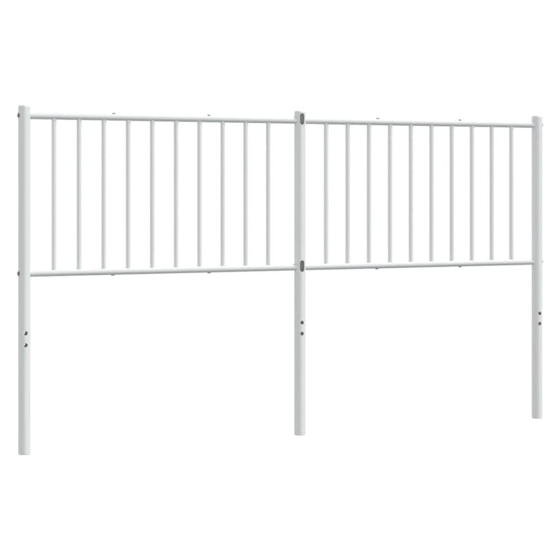 vidaXL fehér fém fejtámla 160 cm