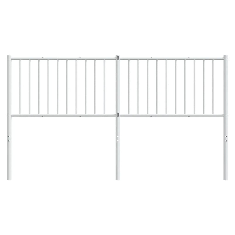 vidaXL fehér fém fejtámla 160 cm