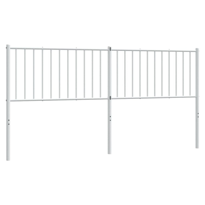 vidaXL fehér fém fejtámla 180 cm