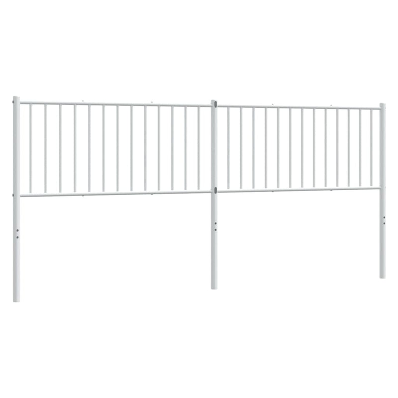 vidaXL fehér fém fejtámla 200 cm