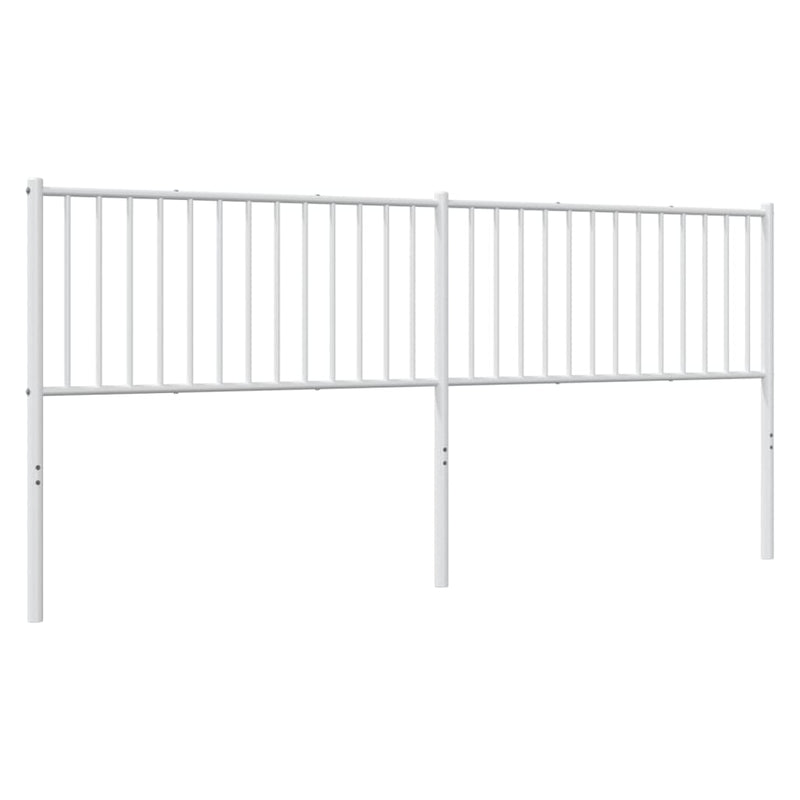 vidaXL fehér fém fejtámla 200 cm